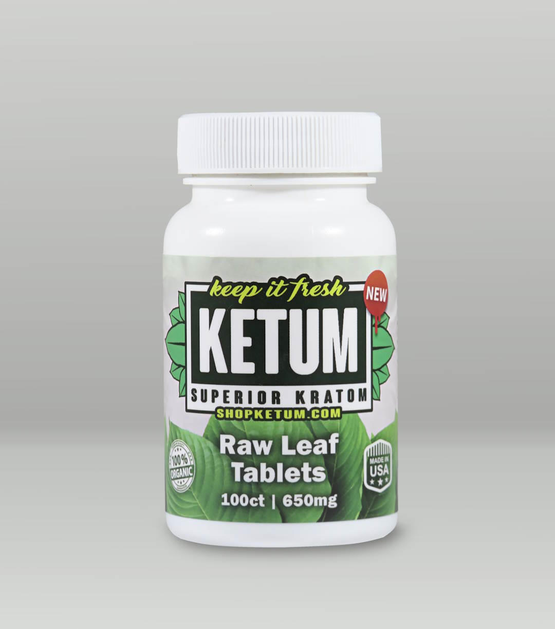 Raw Leaf Kratom Tablets